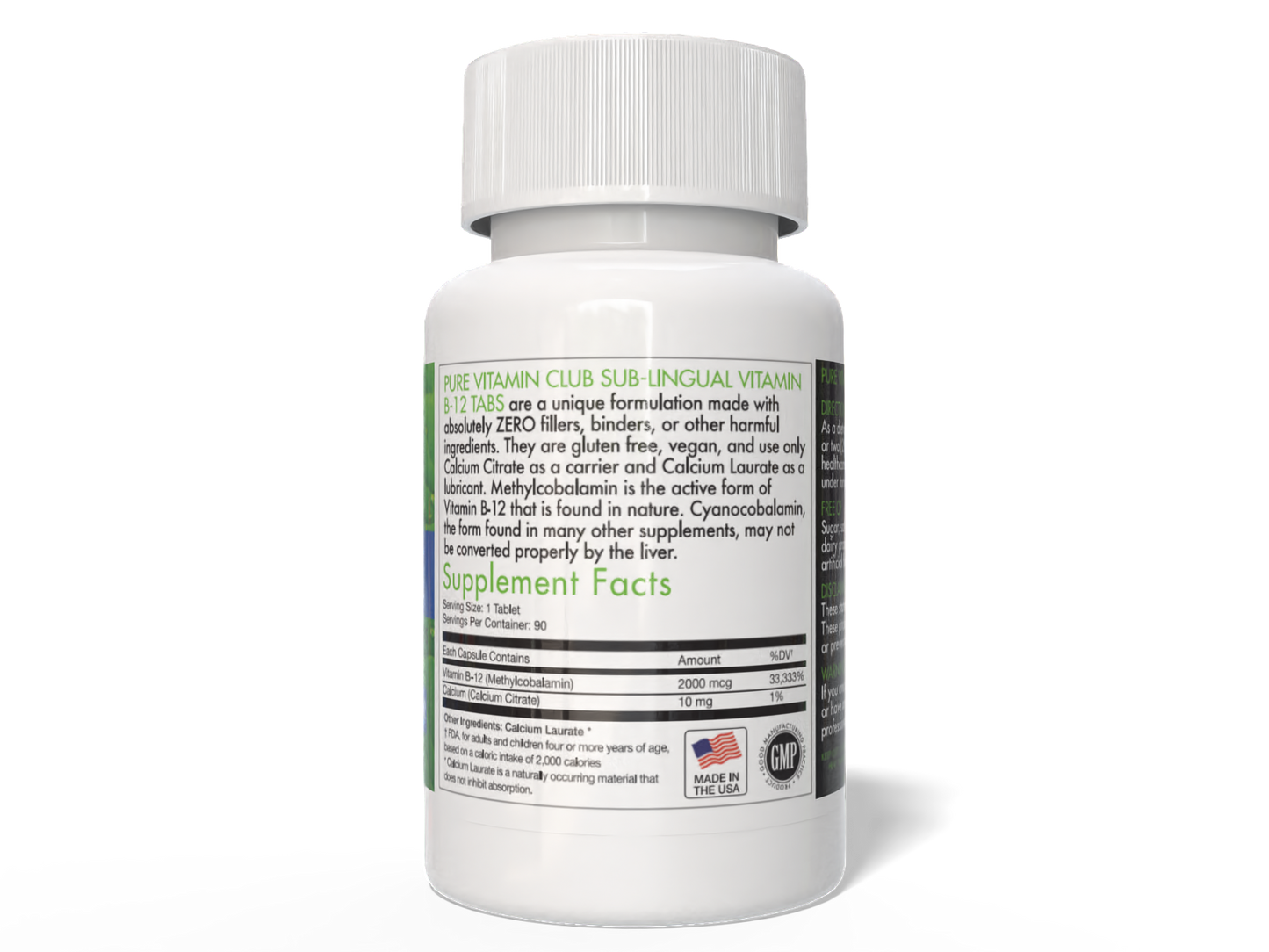 Sub-Lingual Vitamin B-12 Tabs