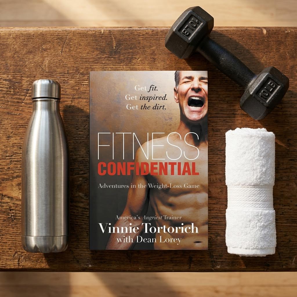 Fitness Confidential book with gym gear