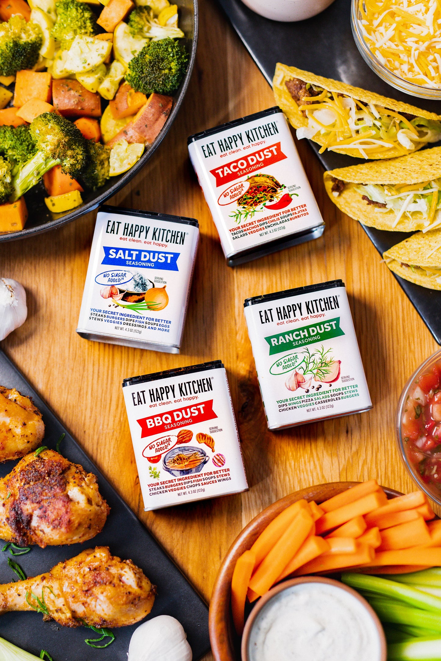 Spice Variety Pack (4 tins) seasoning by Eat Happy Kitchen, photo 3