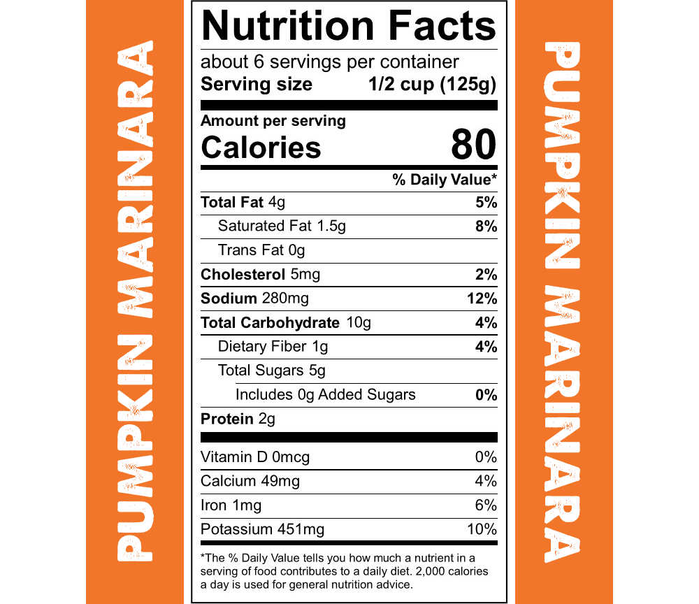 Eat Happy Kitchen Pumpkin Marinara (Twin Pack) pasta sauce by Eat Happy Kitchen, photo 4