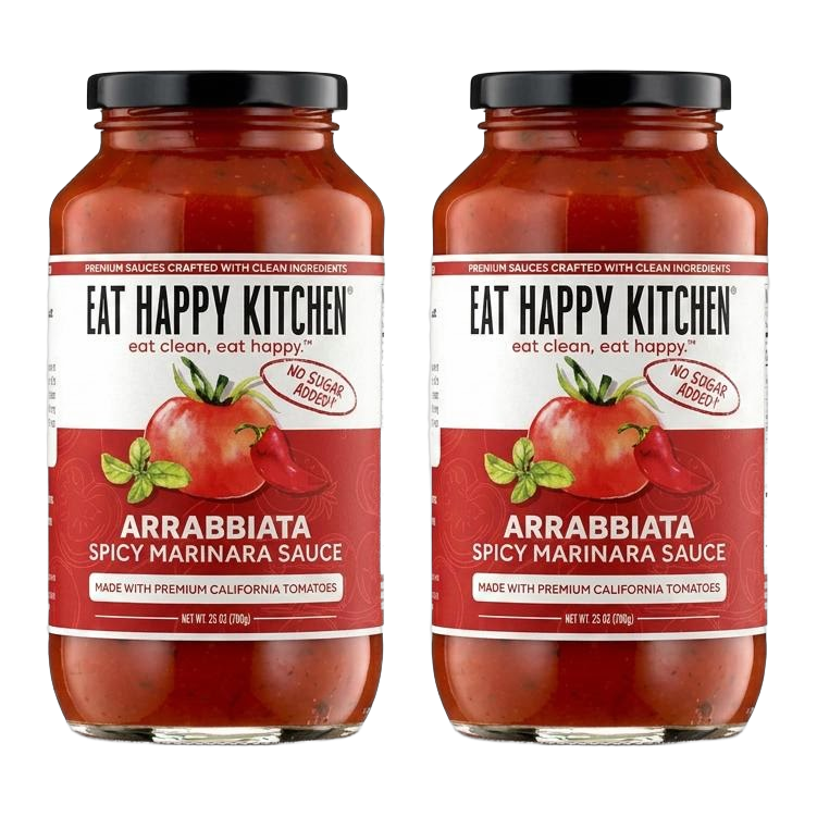 Eat Happy Kitchen Arrabbiata Spicy Marinara (Twin Pack) pasta sauce by Eat Happy Kitchen
