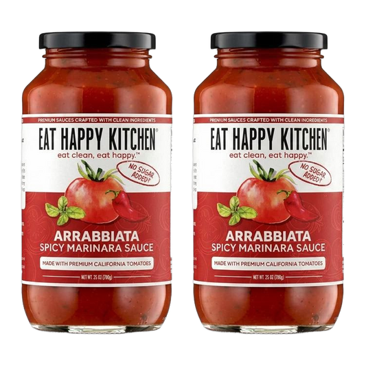 Eat Happy Kitchen Arrabbiata Spicy Marinara (Twin Pack) pasta sauce by Eat Happy Kitchen