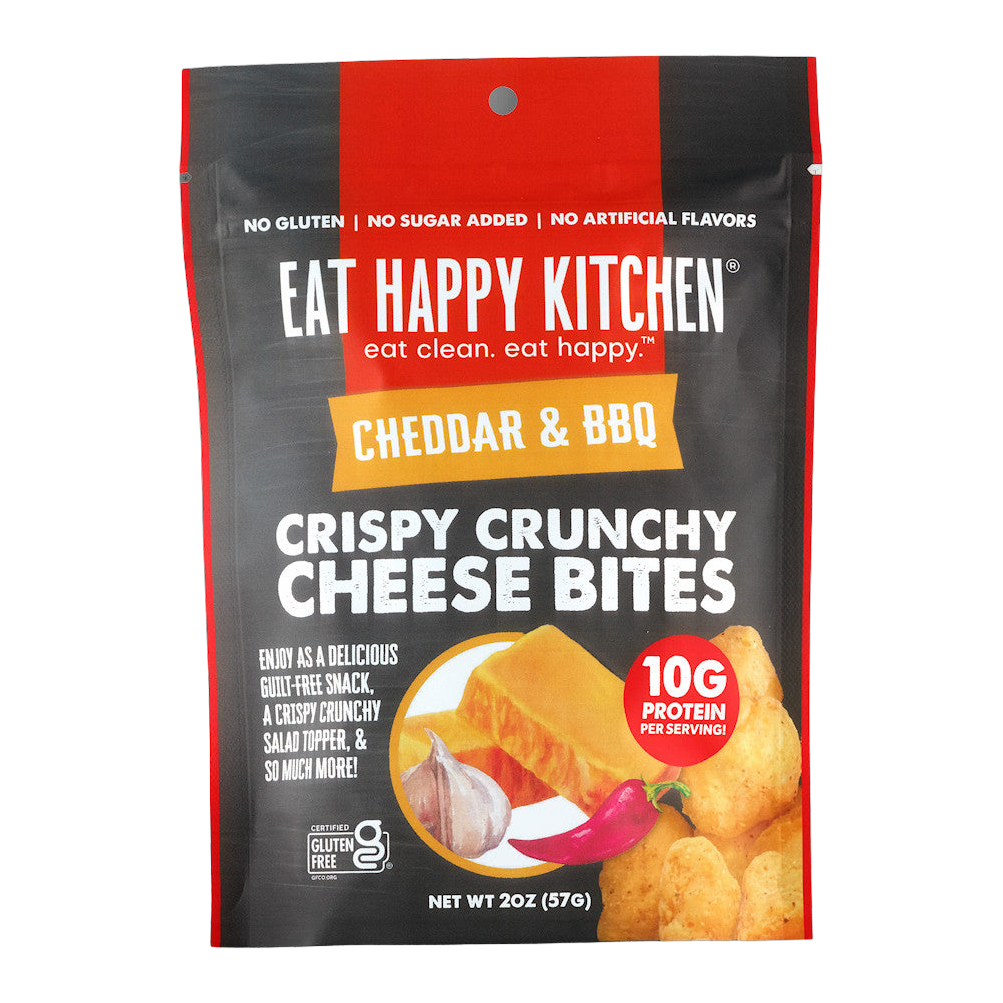 Eat Happy Kitchen cheddar_bbq cheese bites, transparent background