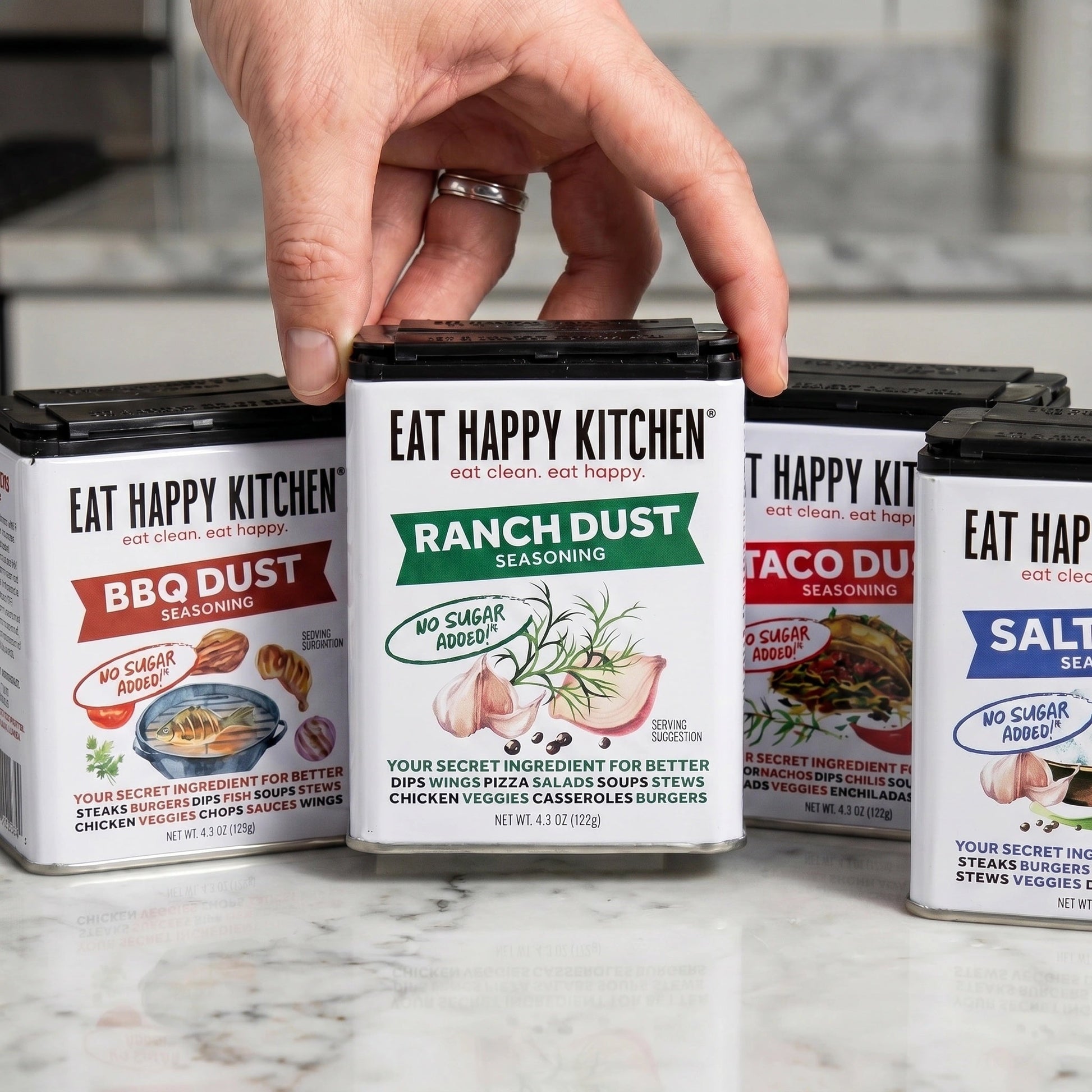 Spice Variety Pack (4 tins) seasoning by Eat Happy Kitchen, photo 4