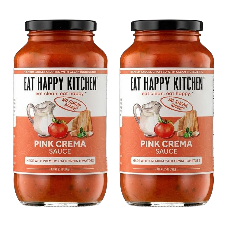 Eat Happy Kitchen Pink Crema (Twin Pack) pasta sauce by Eat Happy Kitchen