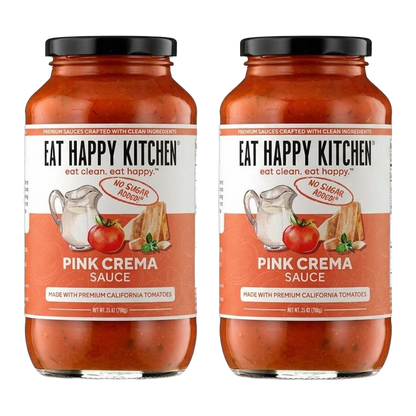 Eat Happy Kitchen Pink Crema (Twin Pack) pasta sauce by Eat Happy Kitchen