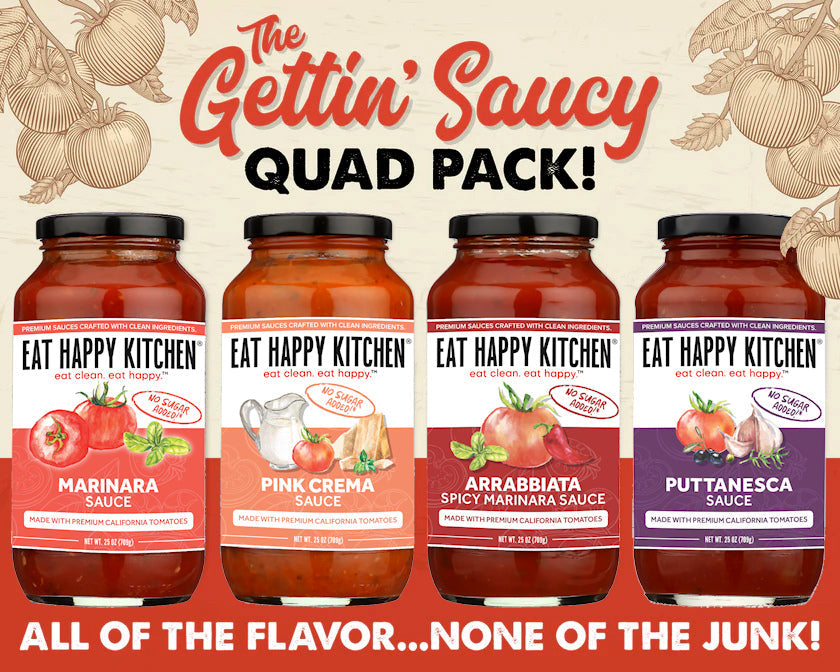 Gettin' Saucy Quad Pack (Get 4 Flavors) pasta sauce by Eat Happy Kitchen, photo 2