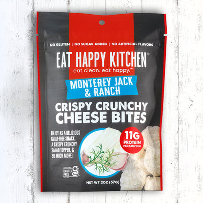 3-pack or 12-pack Monterey Jack & Ranch Crispy Cheese Bites (2oz) by Eat Happy Kitchen, photo 2