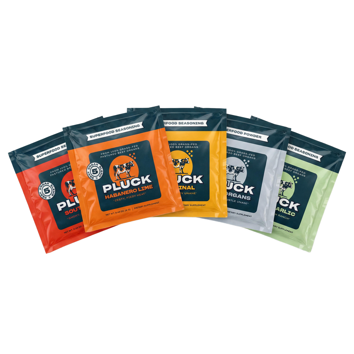 Pluck Sample Pack - five flavors
