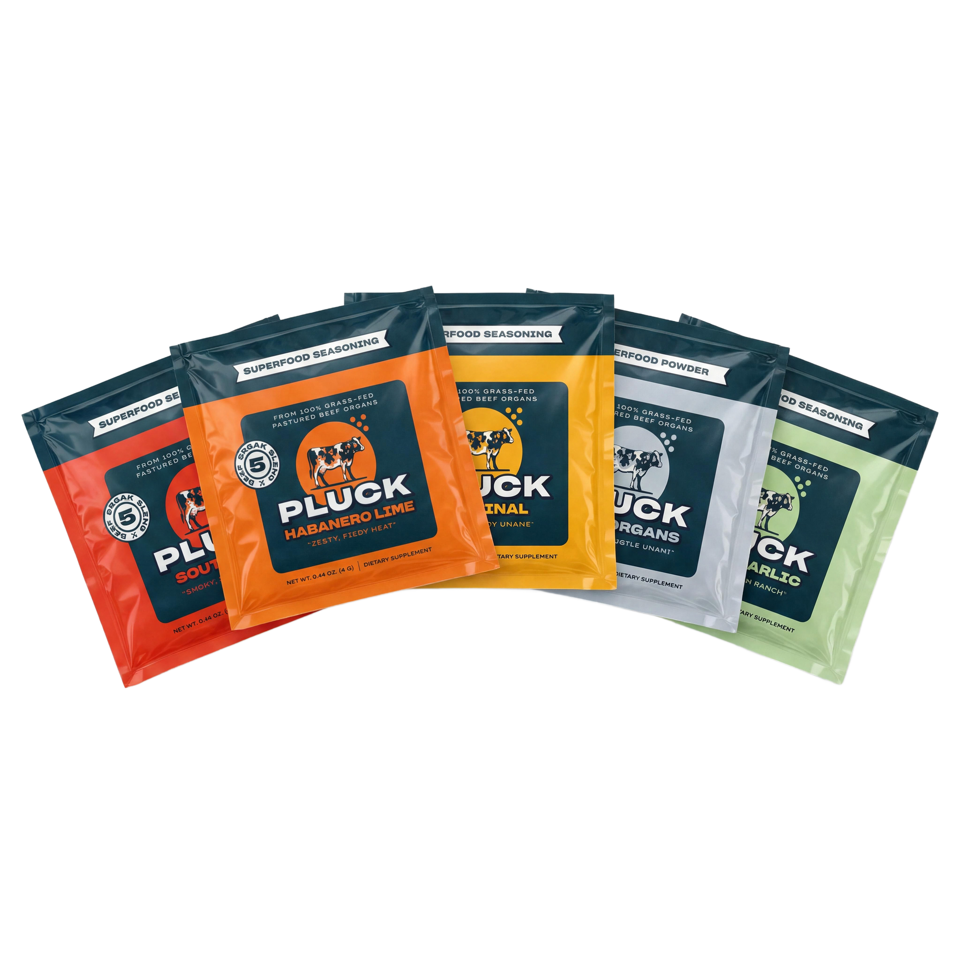 Pluck Sample Pack - five flavors