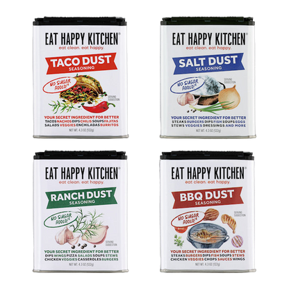 Spice Variety Pack (4 tins) seasoning by Eat Happy Kitchen
