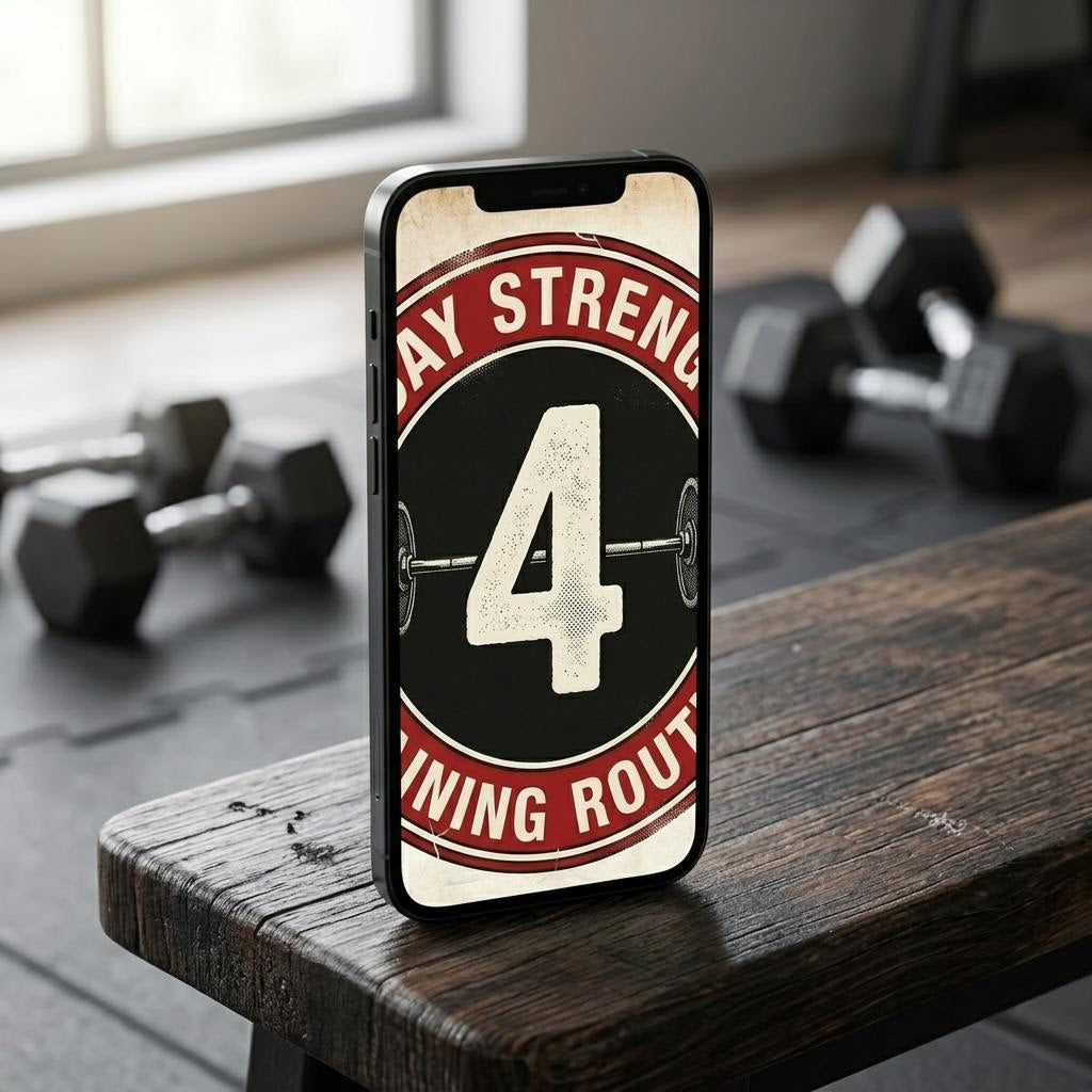 Vinnie's 4-Day Strength Routine on your phone