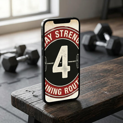Vinnie's 4-Day Strength Routine on your phone